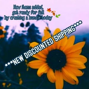 New discounted shipping!